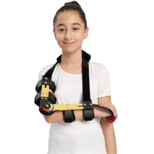 Aparat korrigjues për krahun, me mekanizëm për korrigjim të kyçit të bërrylit